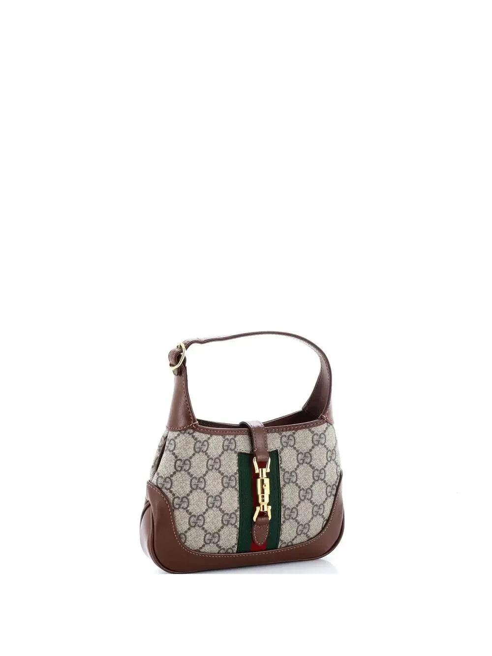 Gucci Jackie Hobo Gg Coated Canvas Mini #254122G15B